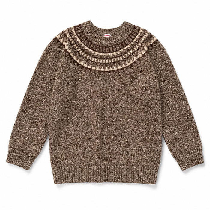 1984 Brown Fairisle Sweater