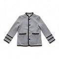 1984 Brown Herringbone Wool Jacket