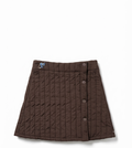 1984 Brown Quilted Skirt