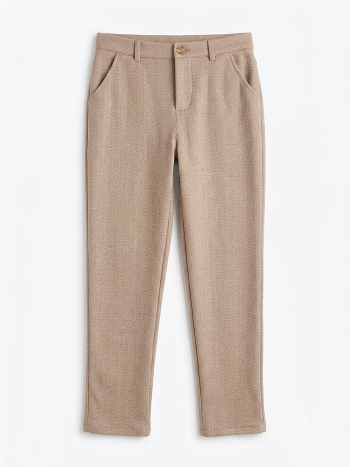 1984 Herringbone Wool Pants