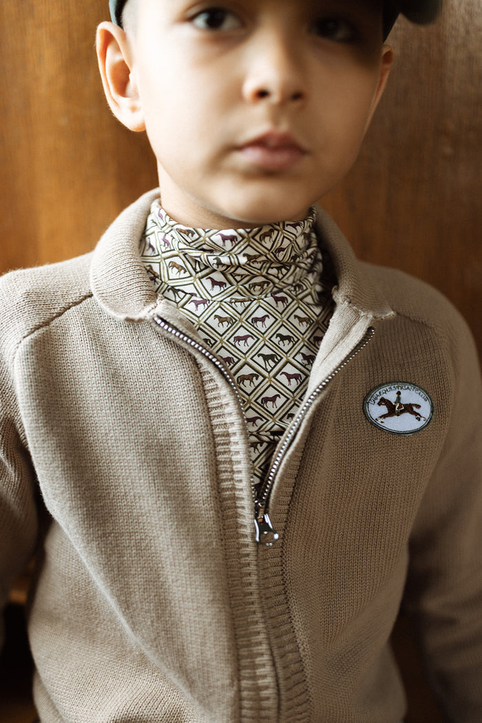 1984 Horse Print Turtleneck