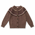 1984 Mauve Fairisle Cardigan