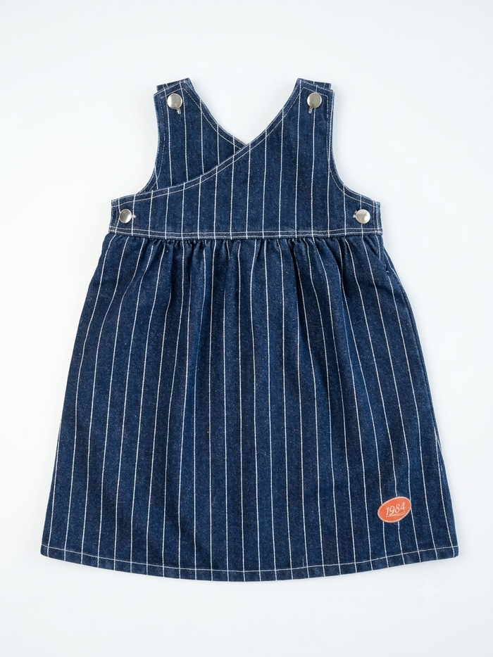 1984 Striped Denim Jumper
