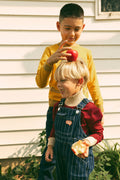 1984 Striped Denim Overalls