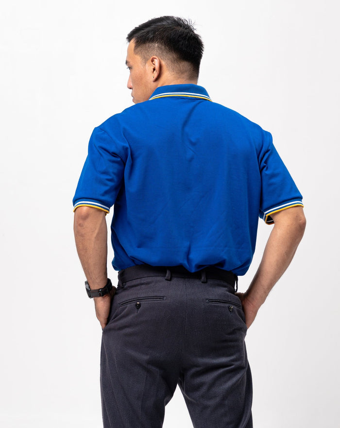 2-Tipped Classique Plain Polo Shirt