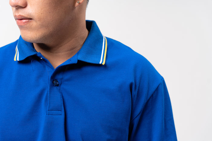 2-Tipped Classique Plain Polo Shirt