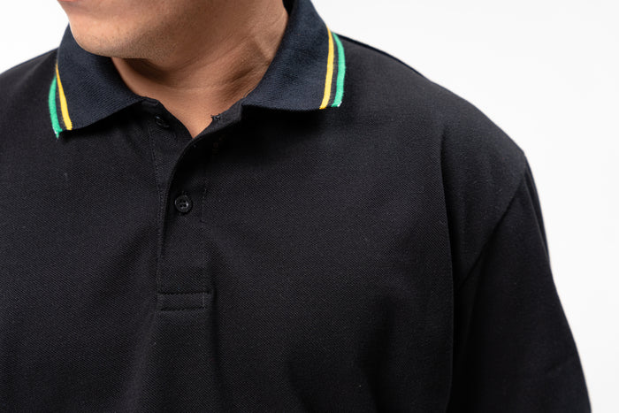 2-Tipped Classique Plain Polo Shirt