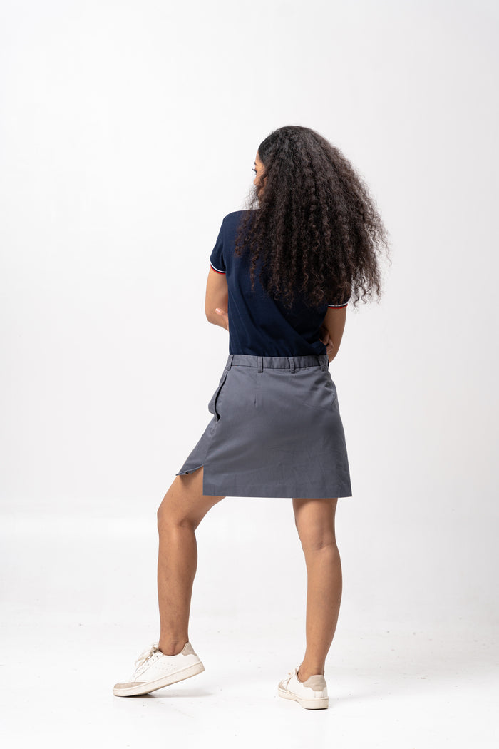 2-Tipped  Stripes Classique Plain Women's Polo Shirt