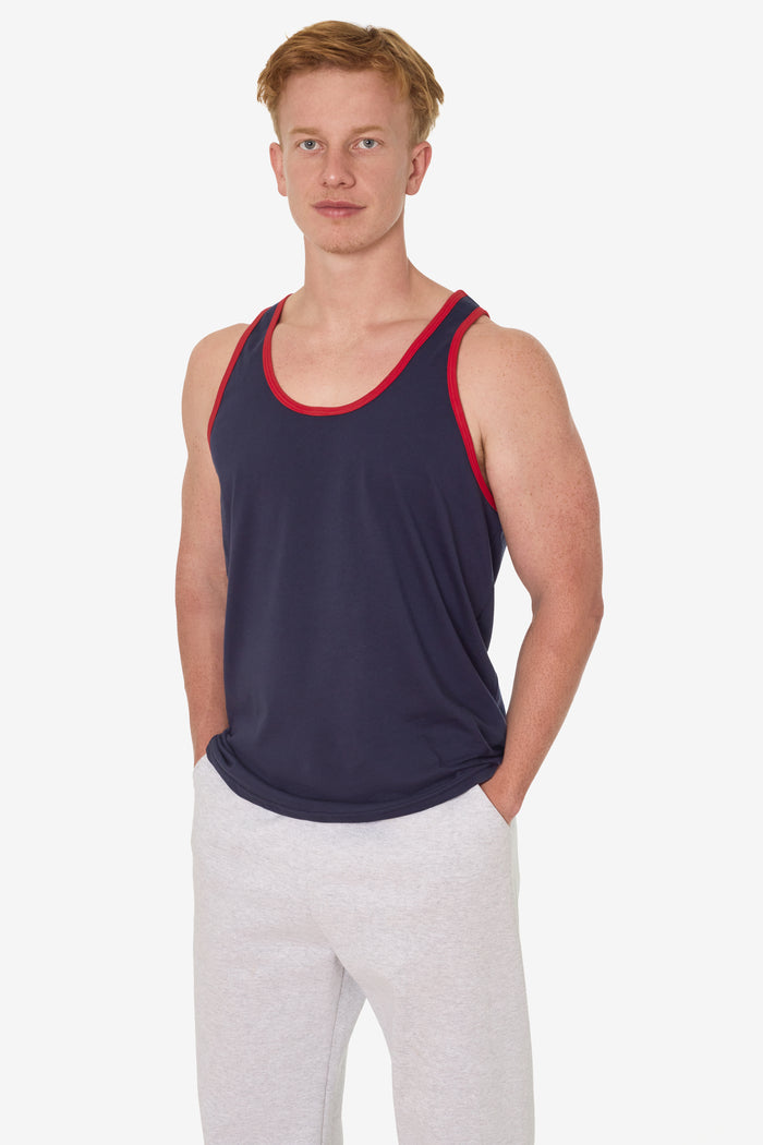 Navy/Red
