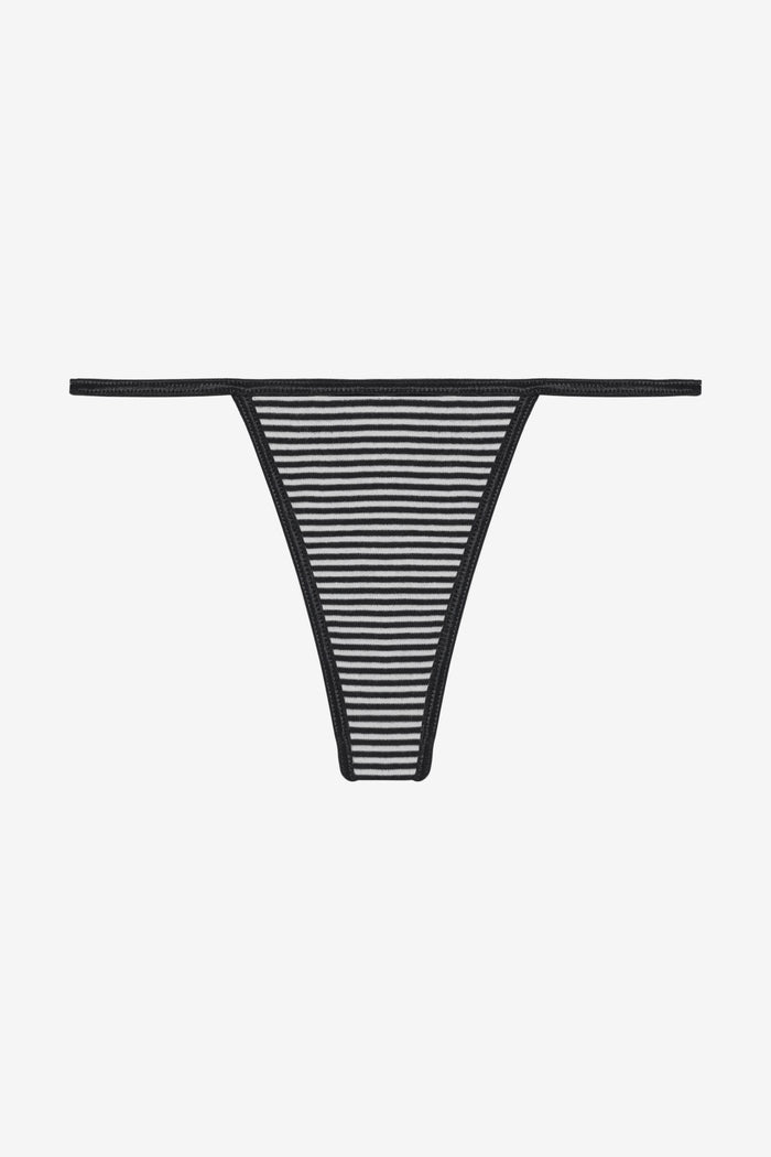 black/natural candy stripe