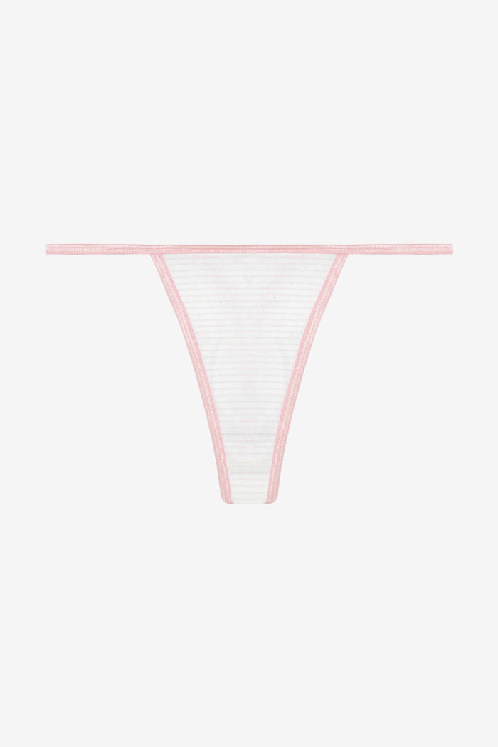 white/light pink stripe