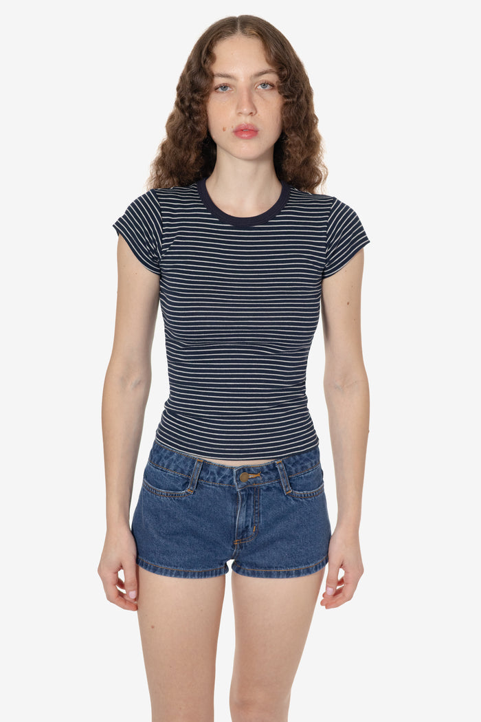 Navy/Natural Pencil Stripe/Navy