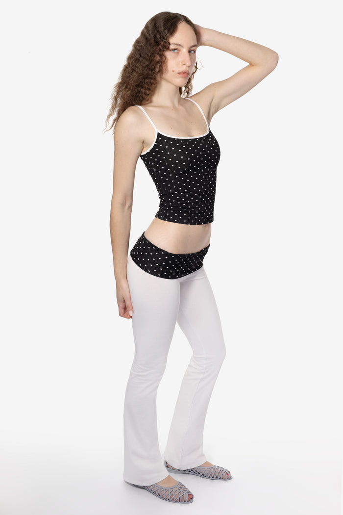 Black/White Polka Dots/White
