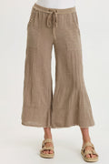 Wearables Ace Gauze Wide Leg Crop