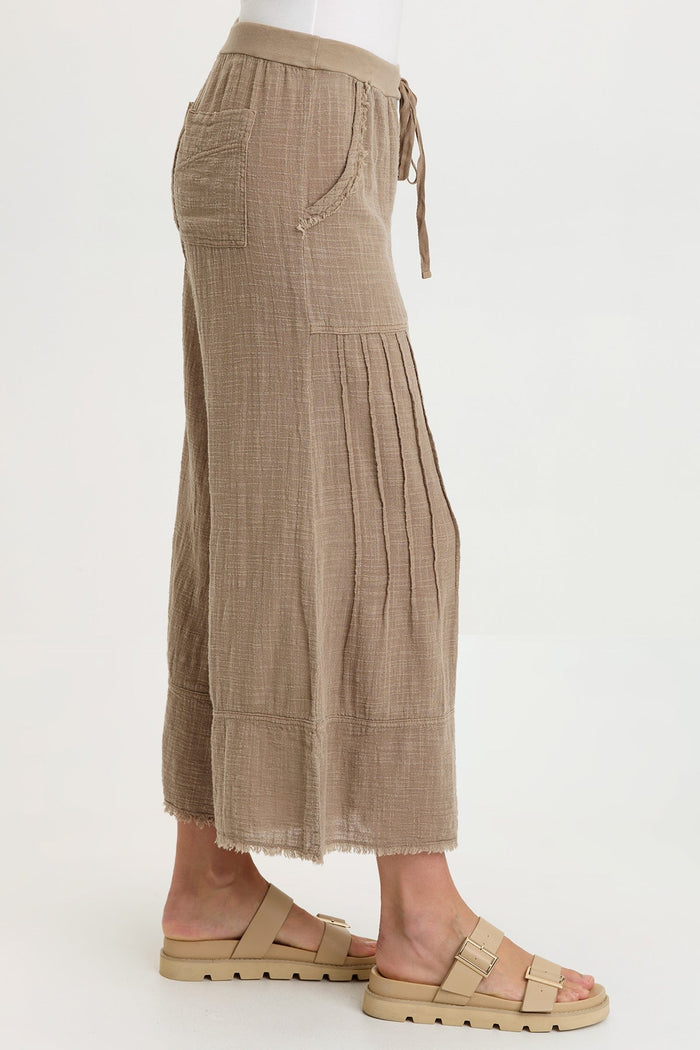 Wearables Ace Gauze Wide Leg Crop