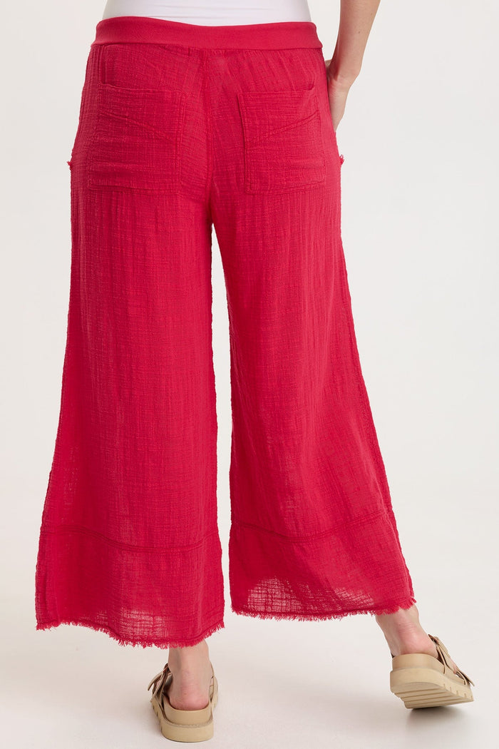 Wearables Ace Gauze Wide Leg Crop