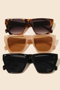 Acetate Frame Assorted Sunglasses Set: MULTI