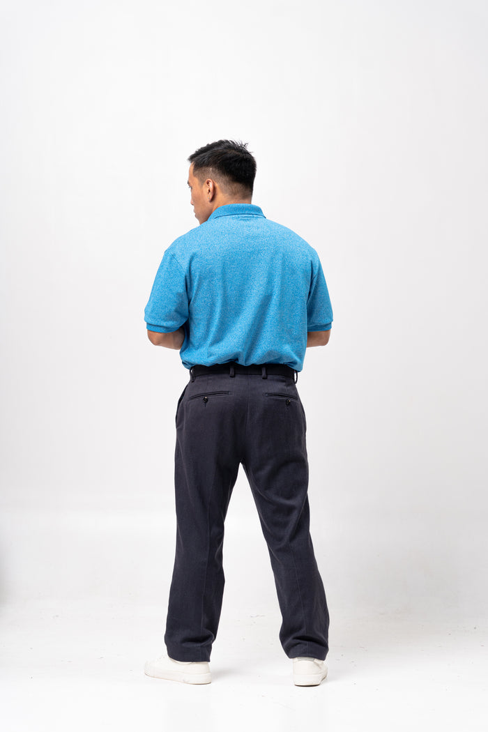 Acid Aqua Blue Classique Plain Polo Shirt