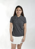 Acid Black Classique Plain Women's Polo Shirt