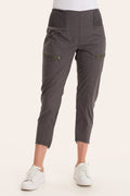 Core by XCVI Acker Zipper Slim Crop