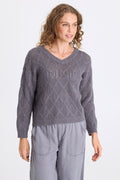 XCVI Agrippa Cotton Open Knit Pullover