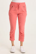 Wearables Aksana Whisper Stretch Ruched Active Slim Pant