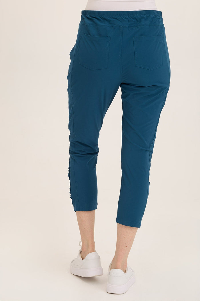 Wearables Aksana Whisper Stretch Ruched Active Slim Pant