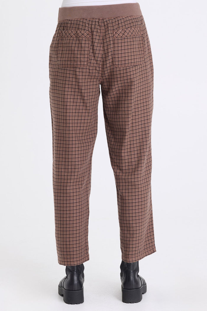 XCVI Amun Plaid Tapered Pant
