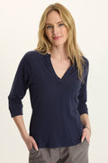 Wearables Angelo Stretch Jersey V-Neck Tee