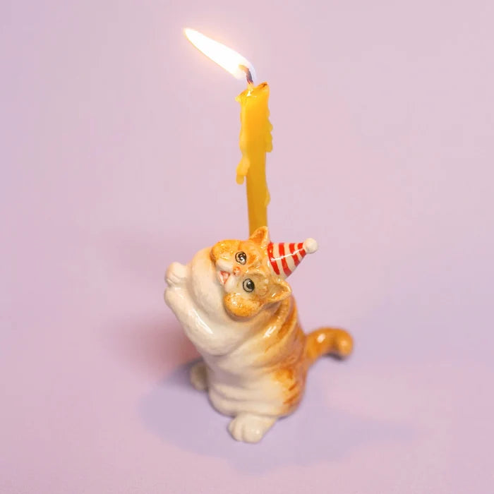 Short hair cat cake topper
