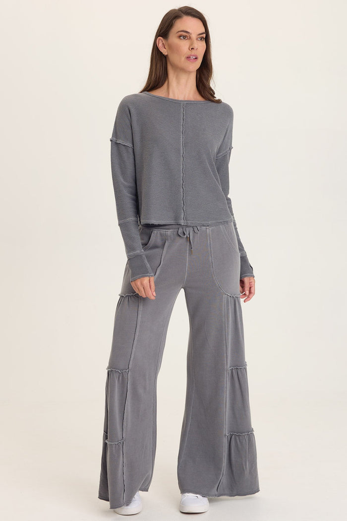 Wearables Annika Long Sleeve Boat Neck Top