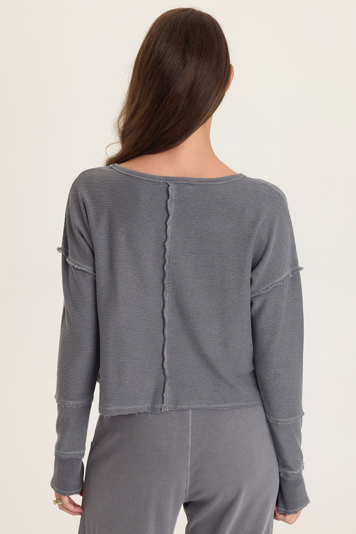 Wearables Annika Long Sleeve Boat Neck Top