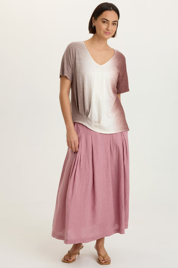 XCVI Anshel Jersey Wave Hem Tee