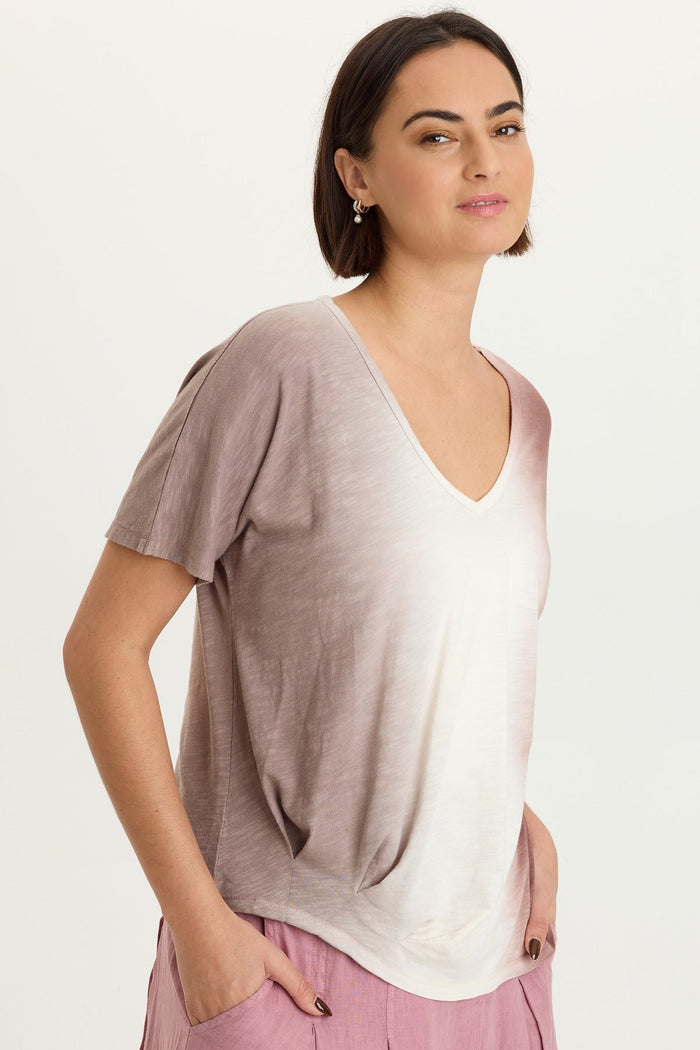 XCVI Anshel Jersey Wave Hem Tee