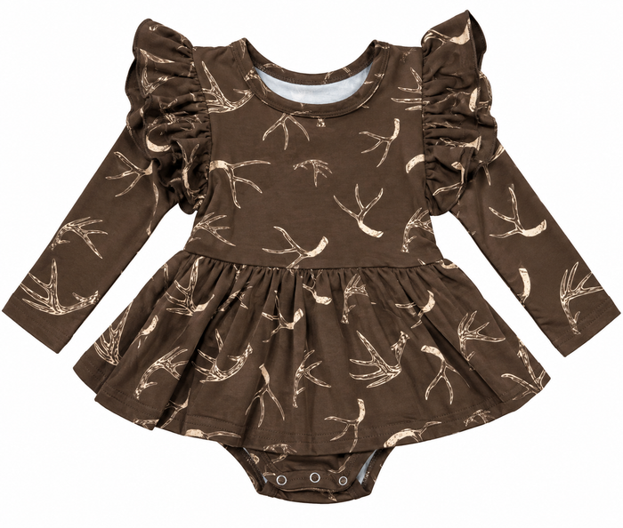 Antler Ruffle Bodysuit