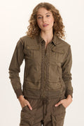 XCVI Ari Poplin Adjustable Cargo Bomber
