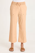 XCVI Artus Poplin Smocked Waist Crop