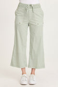 XCVI Artus Poplin Smocked Waist Crop