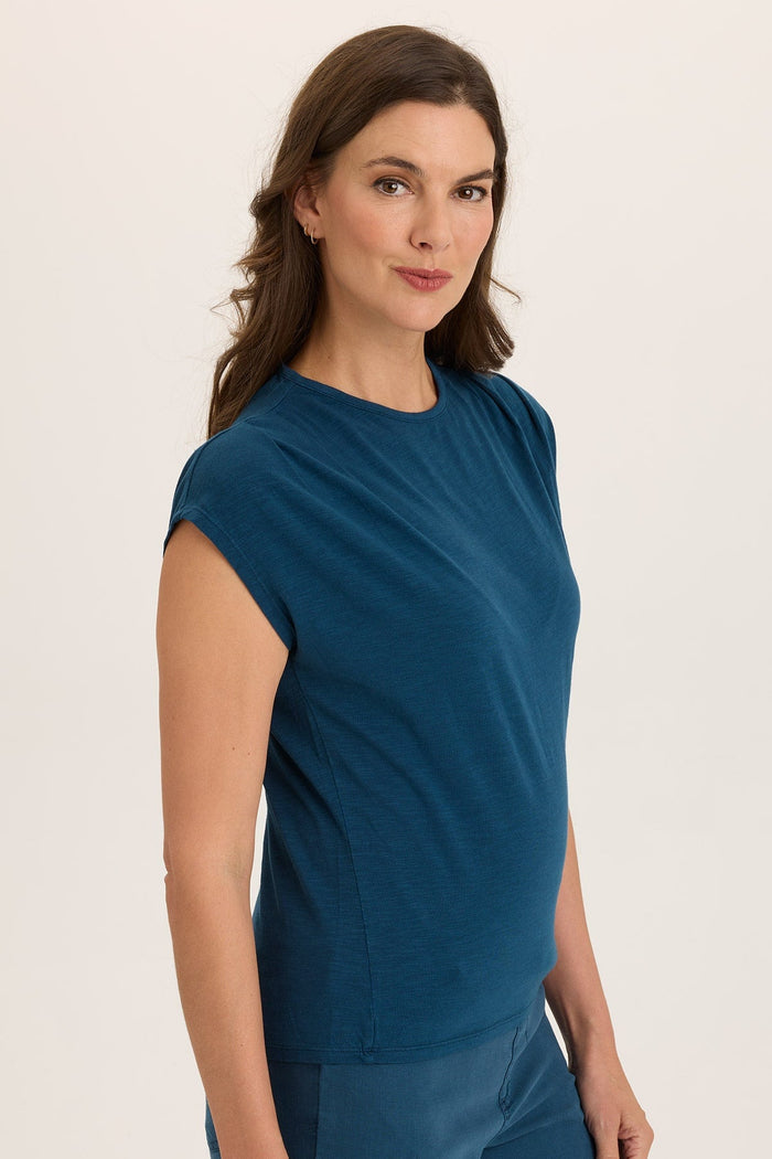 Wearables Arwen Soft Jersey Mock Neck Tee