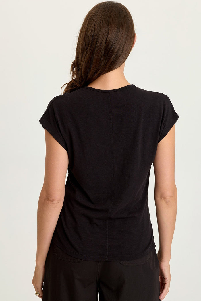 Wearables Arwen Soft Jersey Mock Neck Tee