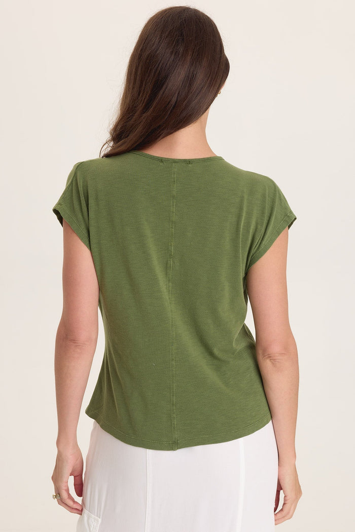Wearables Arwen Soft Jersey Mock Neck Tee