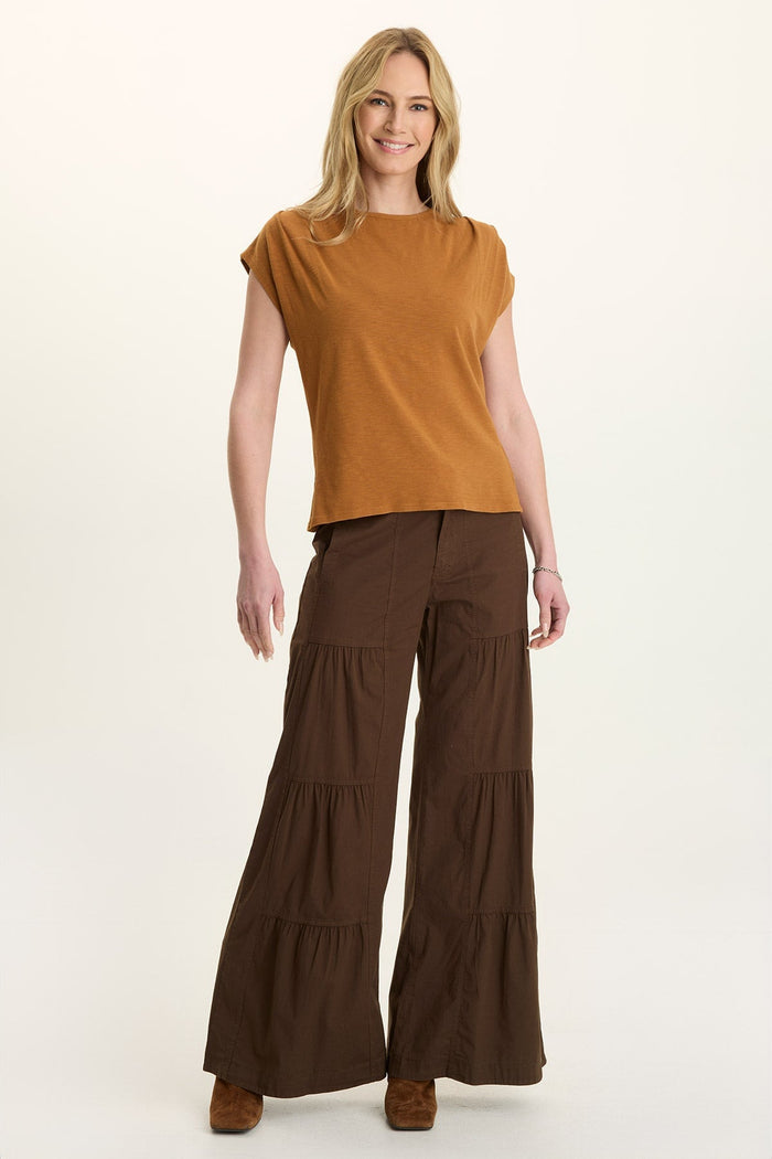 Wearables Arwen Soft Jersey Mock Neck Tee