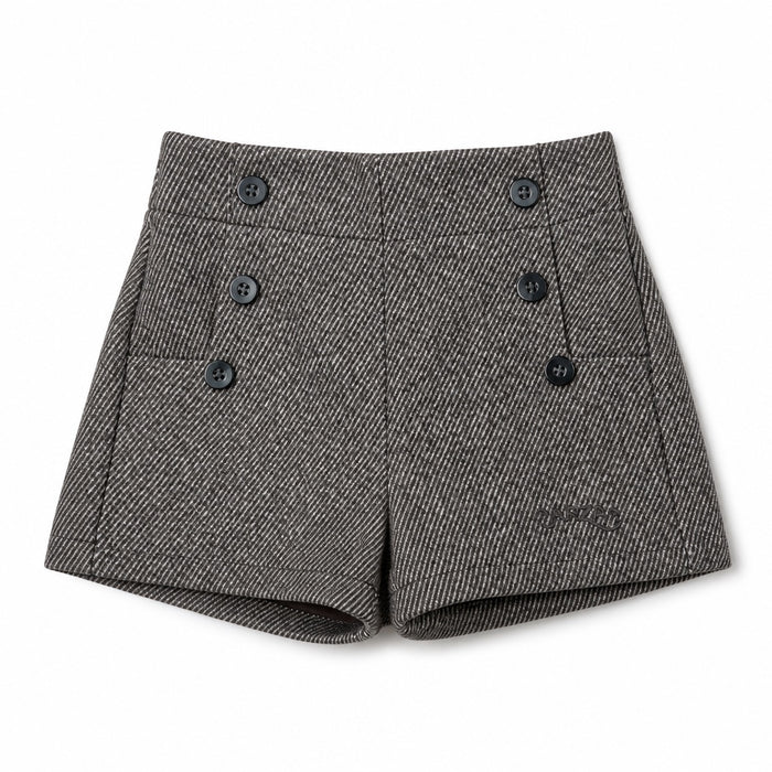 Arza Brown Plaid Shorts