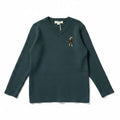 Arza Teal V Neck Sweater