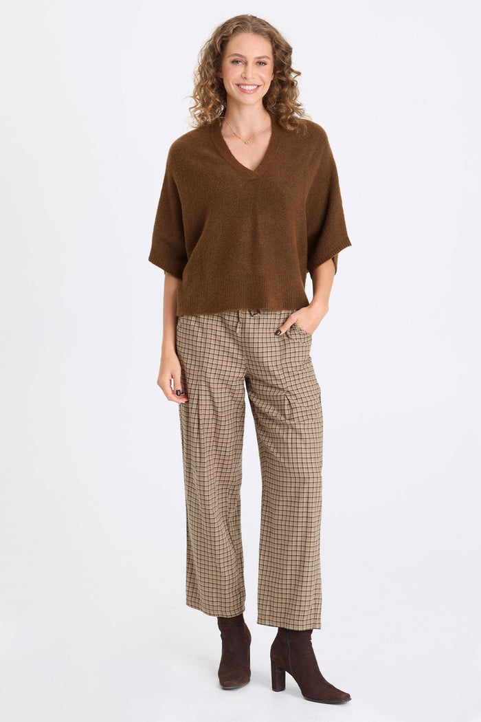 XCVI Atemu Sweater-Knit V-Neck Pullover