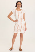 Wearables Aviana Stretch Poplin Ruched Mini Dress