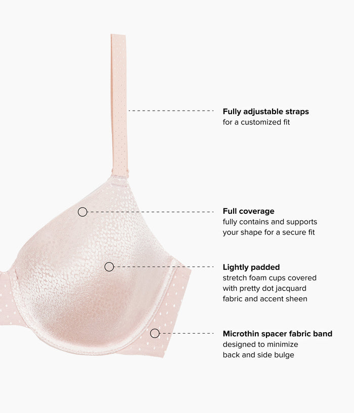 Back Appeal® T-Shirt Bra: Rose Dust