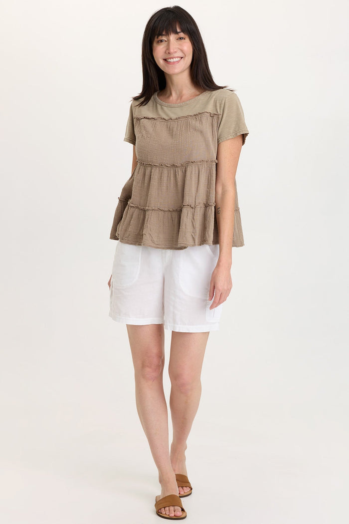 Wearables Balinda Gauze Babydoll Top