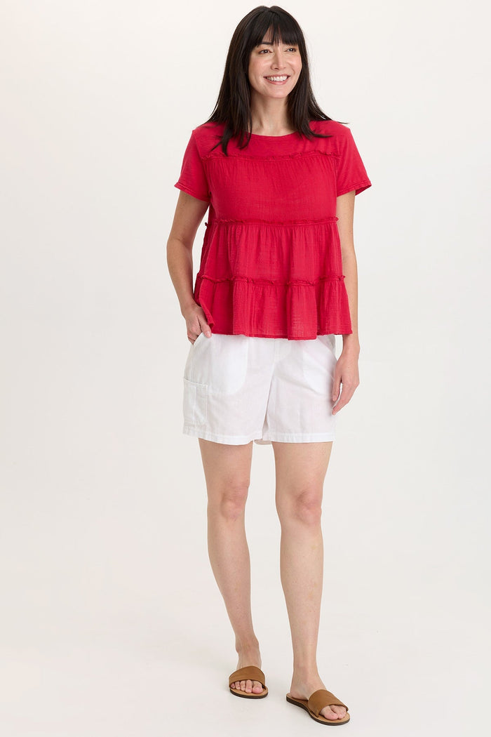 Wearables Balinda Gauze Babydoll Top