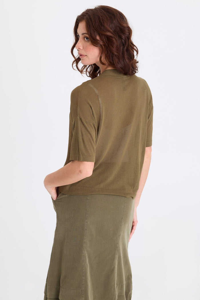 XCVI Basilia Vivi Stripe Short Sleeve Top